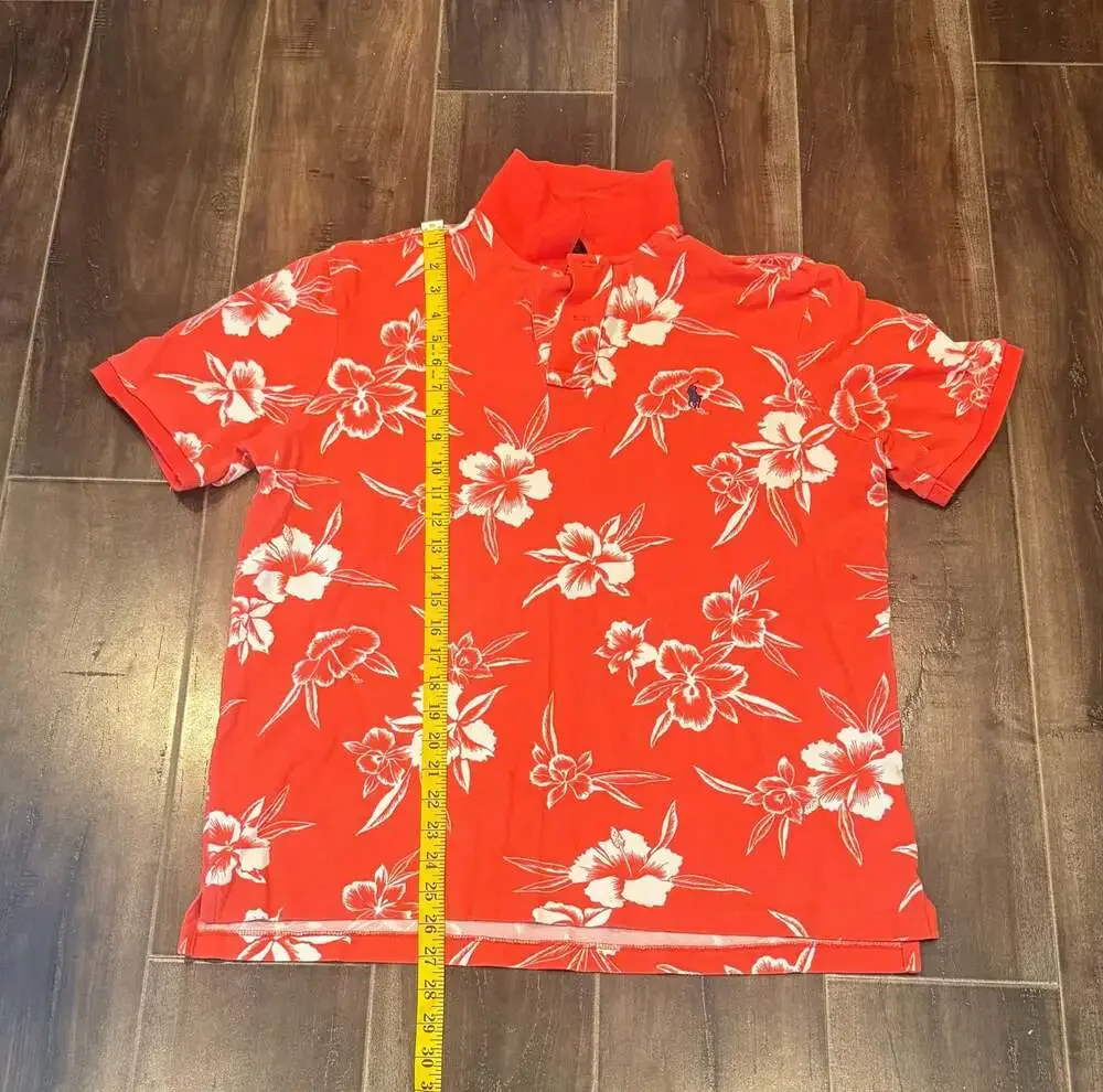Polo Ralph Lauren Floral polo shirt in red - Red